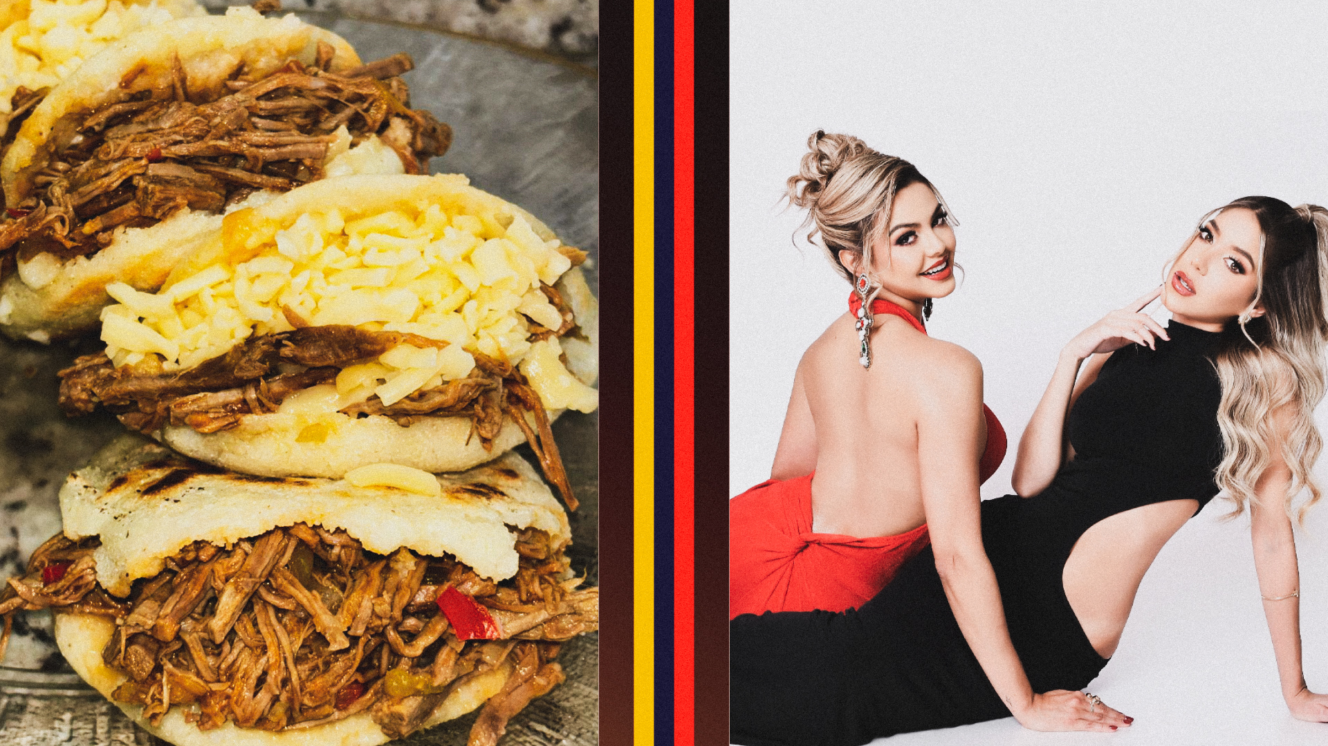 Steffany Mariño y Tere Silva, dueñas de Arepas Chamas