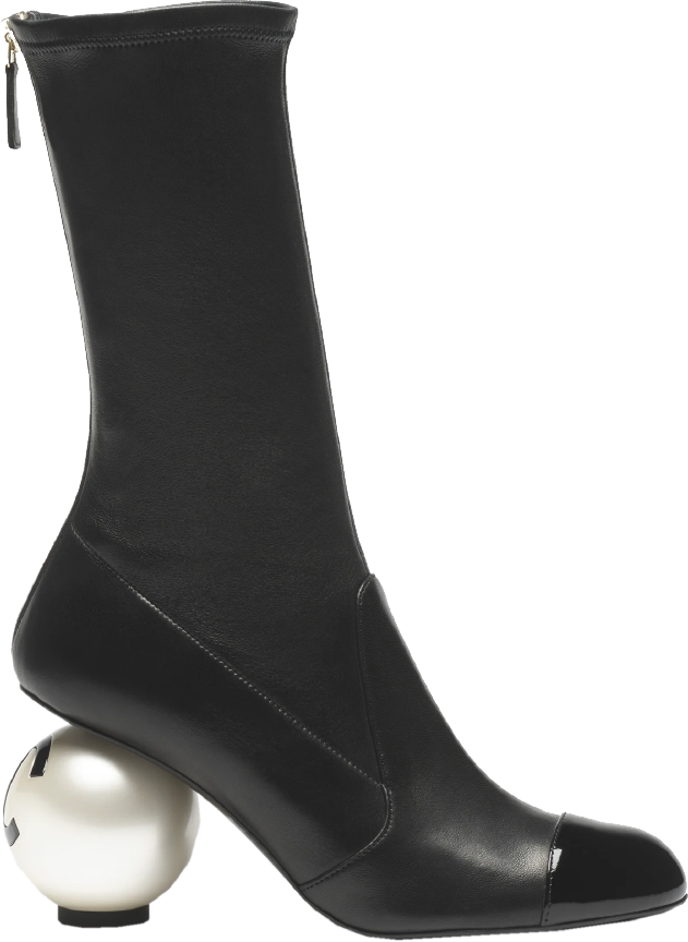 Mid Calf Boot Chanel