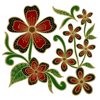 —Pngtree—indonesian batik floral pattern_21082302
